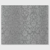 Glitter - zilvergrijs cadeaupapier (Vlak)