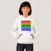 Glitter zonder stopmogelijkheid Unieke regenboogko (Voorkant volledig)