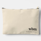 Glitter zonnebloem Moederdag monogram Etui (Achterkant)