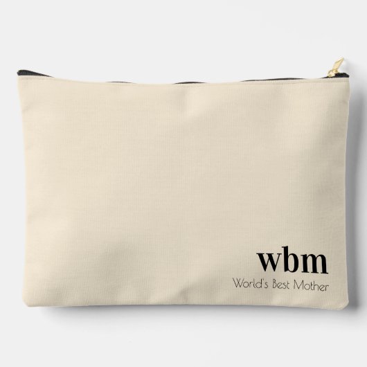 Glitter zonnebloem Moederdag monogram Etui (Achterkant)