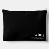 Glitter zonnebloem Moederdag monogram Etui (Achterkant)