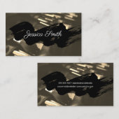 Glitter | Zwarte penselen | Makeuppenselen Visitekaartje (Voorkant / Achterkant)