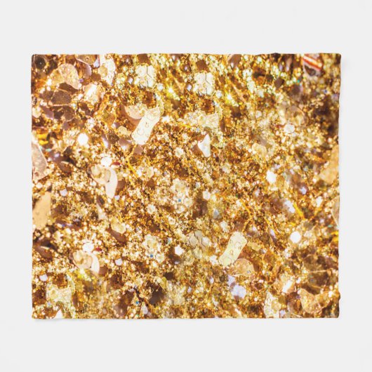 Glitterachtergrond Fleece Deken (Voorkant (Horizontaal))