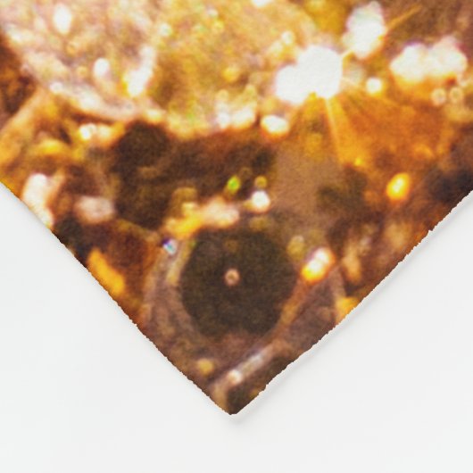 Glitterachtergrond Fleece Deken (Hoek)