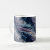 Glitteragaat Paarse Blue Coffee Mok (Voorkant links)