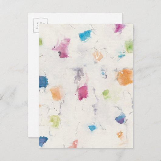 Glitterati I Abstract afdrukken | Mike Schick Briefkaart (Voorkant / Achterkant)