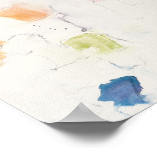 Glitterati I Abstract afdrukken | Mike Schick Poster (Hoek)