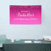 Glitterbanner op maat spandoek (Beurs)