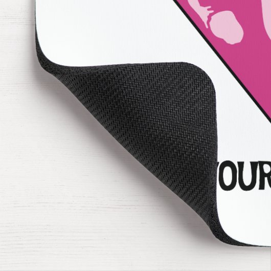 Glitterbommen4Choice mousepad Muismat (Hoek)