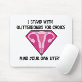 Glitterbommen4Choice mousepad Muismat (Met muis)