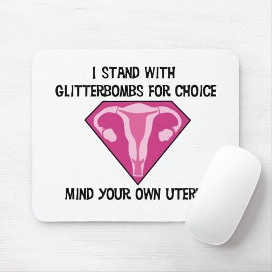 Glitterbommen4Choice mousepad Muismat (Met muis)