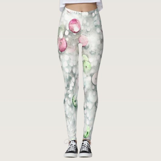 Glitterbroek Leggings (Voorkant)