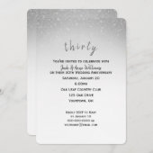 glitterconfetti 30e trouwdag kaart (Voorkant / Achterkant)