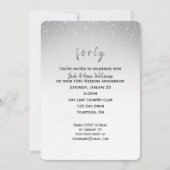 glitterconfetti 40e huwelijksverjaardag kaart (Voorkant)