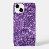 Glitterde Paarse Iphone-Hoesje Case-Mate iPhone Case (Achterkant)