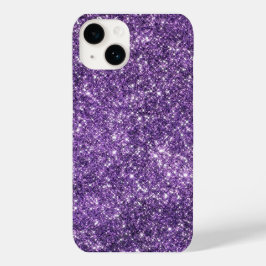 Glitterde Paarse Iphone-Hoesje Case-Mate iPhone 14 Hoesje