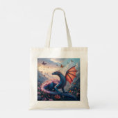 glitterdraak tote bag (Achterkant)