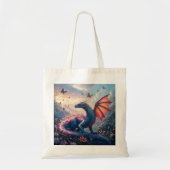 glitterdraak tote bag (Voorkant)