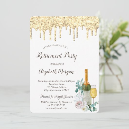 Glitterdruppels, glas, Florentijns Kaart (Staand voorkant)