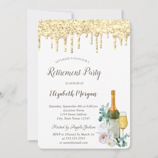 Glitterdruppels, glas, Florentijns Kaart (Voorkant)