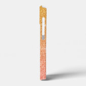 Glittered (Goud en roze) Case-Mate iPhone Case (Achterkant / Links)