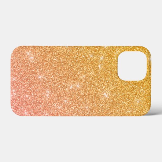 Glittered (Goud en roze) Case-Mate iPhone Case (Achterkant (horizontaal))