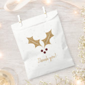 Glittered mistletoe Dank u Bedankzakje (Geknipt)