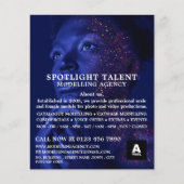 Glittered Model, Modelleraar, modelagent Flyer (Voorkant)