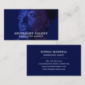 Glittered Model, Modelleraar, modelagent Visitekaartje (Voorkant / Achterkant)