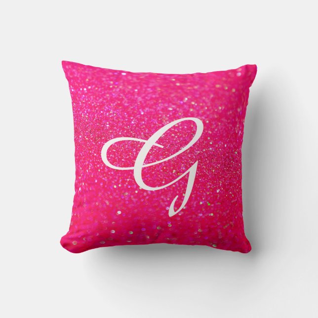 Glittered Pillow roze Kussen (Voorkant)