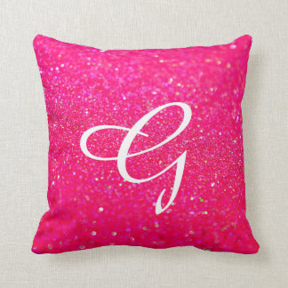 Glittered Pillow roze Kussen