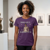 Glitterend 40e verjaardag foto T-shirt
