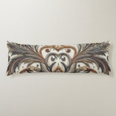 Glitterend bloemenpatroon met edelsteen lichaamskussen (Voorkant)