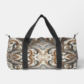 Glitterend bloemenpatroon met edelsteen plunjezak (Voorkant)