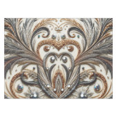 Glitterend bloemenpatroon met edelsteen tafelkleed (Voorkant (Horizontaal))