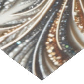 Glitterend bloemenpatroon met edelsteen tafelkleed (Gekanteld)