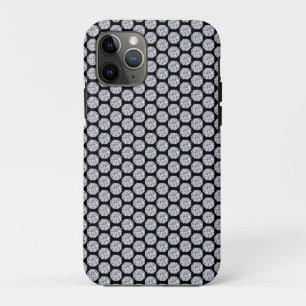 Glitterend diamantpatroon op zwart Case-Mate iPhone case