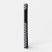 Glitterend diamantpatroon op zwart Case-Mate iPhone case (Achterkant/links)