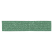 Glitterend groen & zilver glitter korte tafelloper (Horizontaal)
