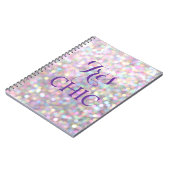 Glitterend HEEL CHIC Notitieboek (Linkerzijde)