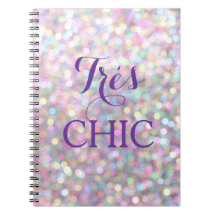 Glitterend HEEL CHIC Notitieboek