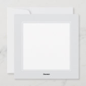 Glitterend Roze Lint Kerst Platte Kerstkaart (Achterkant)