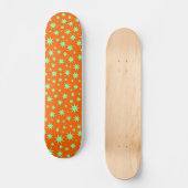 Glitterend Sinaasappel Skateboard (Voorkant)