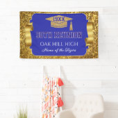Glitterende 50e klasreünie banner (Insitu)