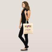 Glitterende Amethyst Sweet 16 Boodschappentas Tote Bag (Voorkant (model))