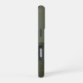 Glitterende Bodem Mosgroene iPhone Hoes – Aanpasba Hoesje (Rechterkant)