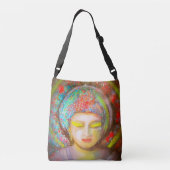 Glitterende Boeddha Crossbody Tas (Achterkant)