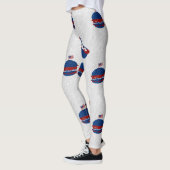 Glitterende Burger & Hotdog 4 juli Leggings (Links)