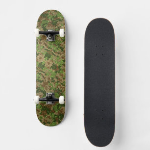 Glitterende Camouflage Legergroen Tomboy Camo Persoonlijk Skateboard