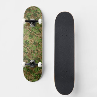 Glitterende Camouflage Legergroen Tomboy Camo Persoonlijk Skateboard
